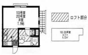 ハーミットクラブハウス六角橋ＩＩの物件間取画像